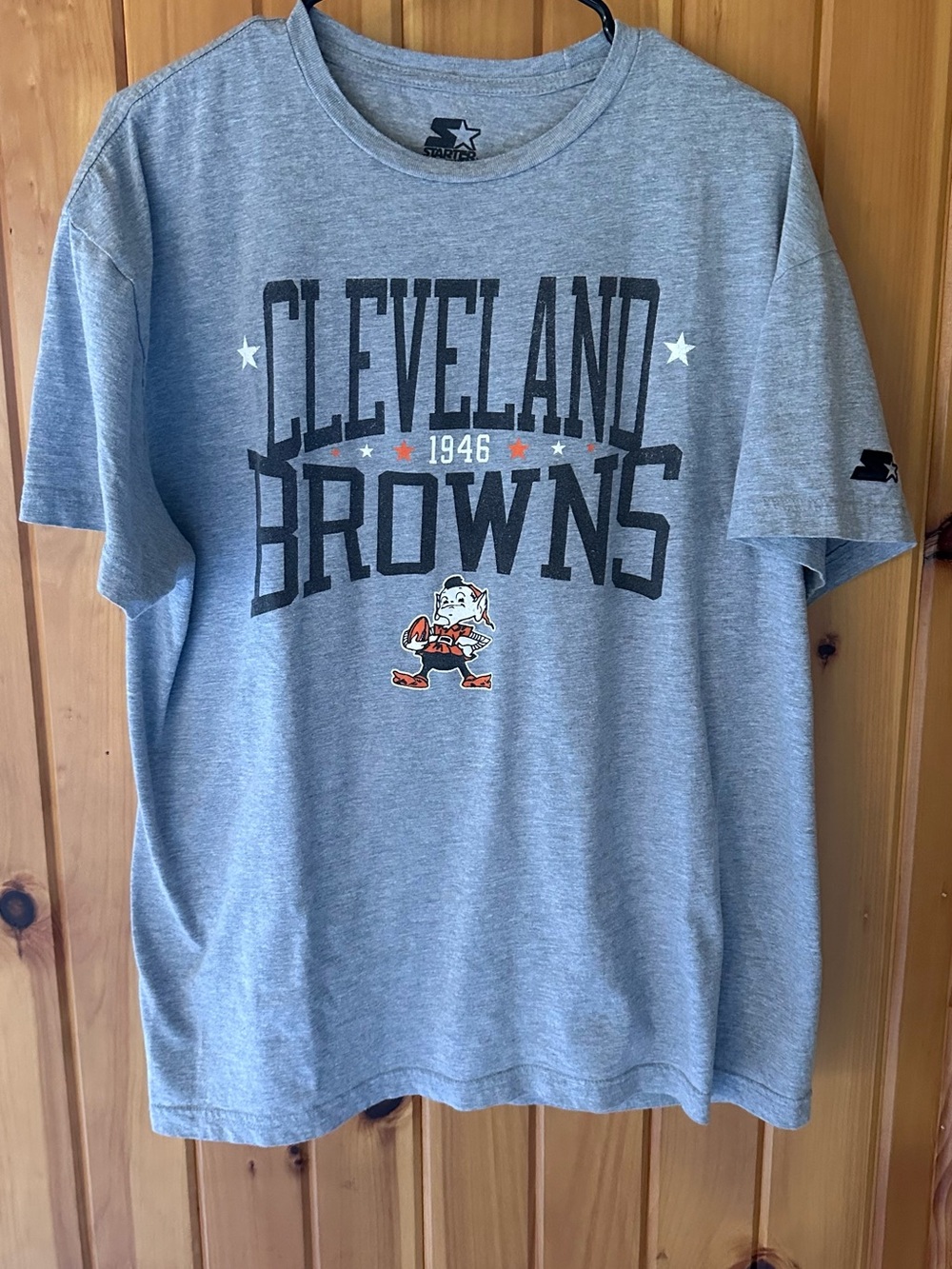 Cleveland Browns Gray Graphic Tee - Starter
